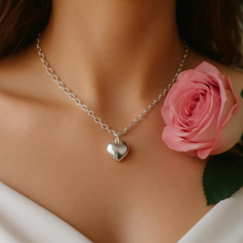 Silberkette "Pure Love" Detail 2