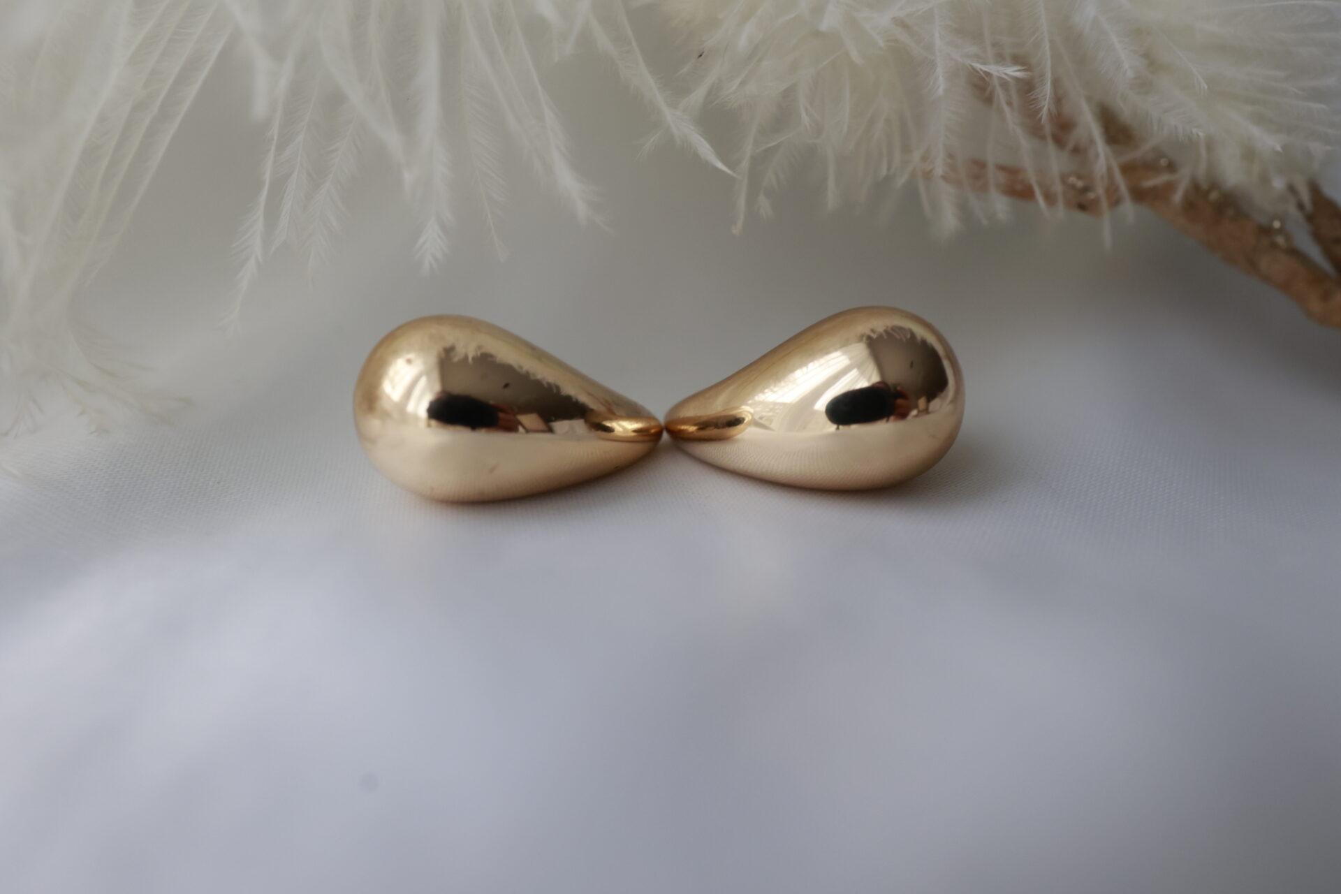 Ohrringe Tropfen – Gold
