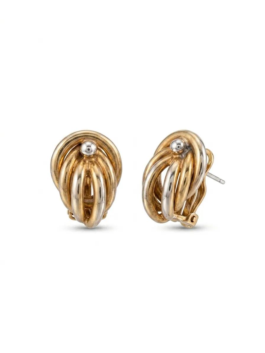 Vintage-Stil Ohrringe: Skulpturale Eleganz