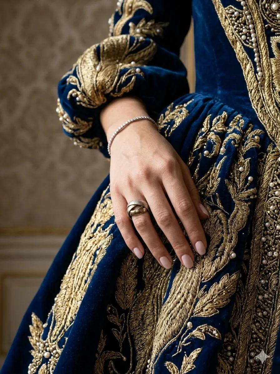Vintage-Stil „Love“ Ring Detail 2