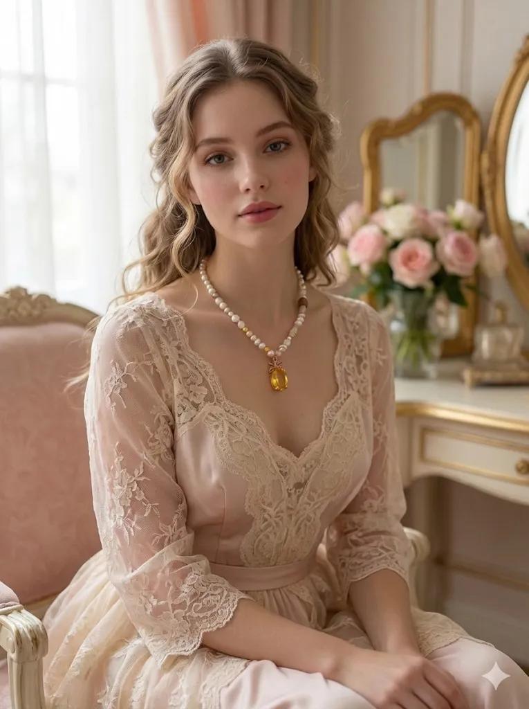 Pink-Romance Kette Detail 3