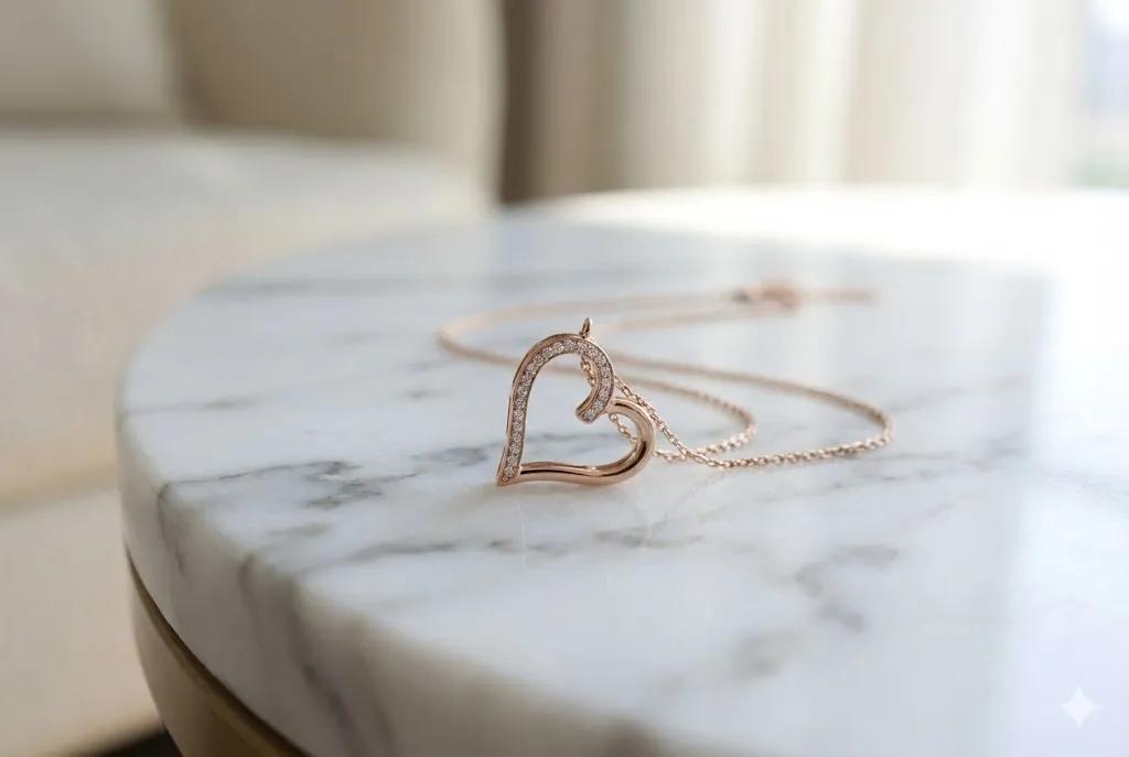 Collier "Éternelle Romance" Detail 2