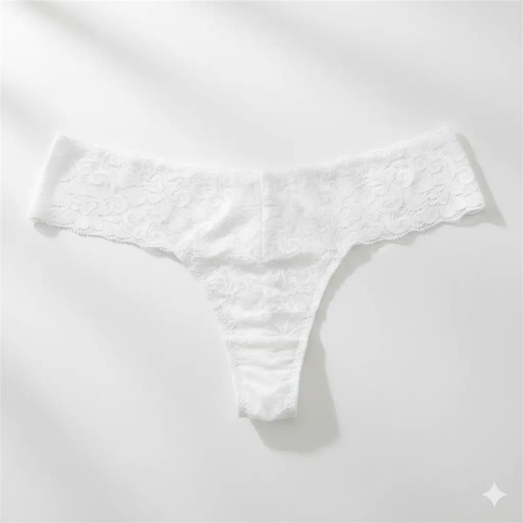 Luxuriöse Spitzen-Strings – Zeitlose Eleganz Detail 2