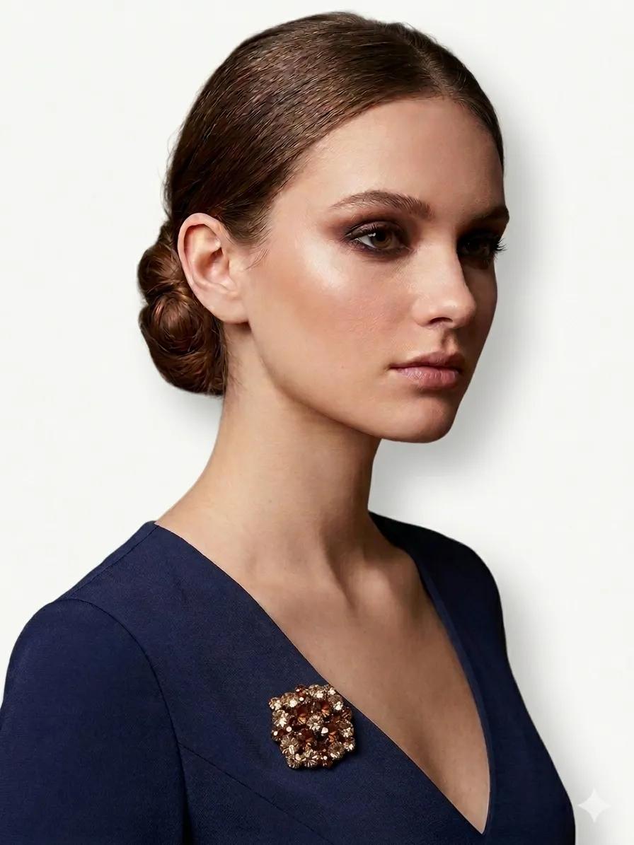 Statement-Brosche Detail 2