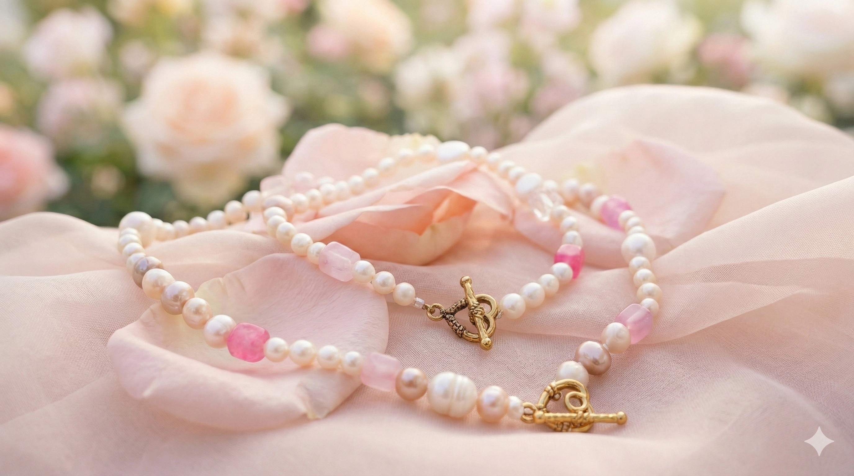 Perle mit leuchtenden Farbakzenten & Herz-Verschluss Bild 4