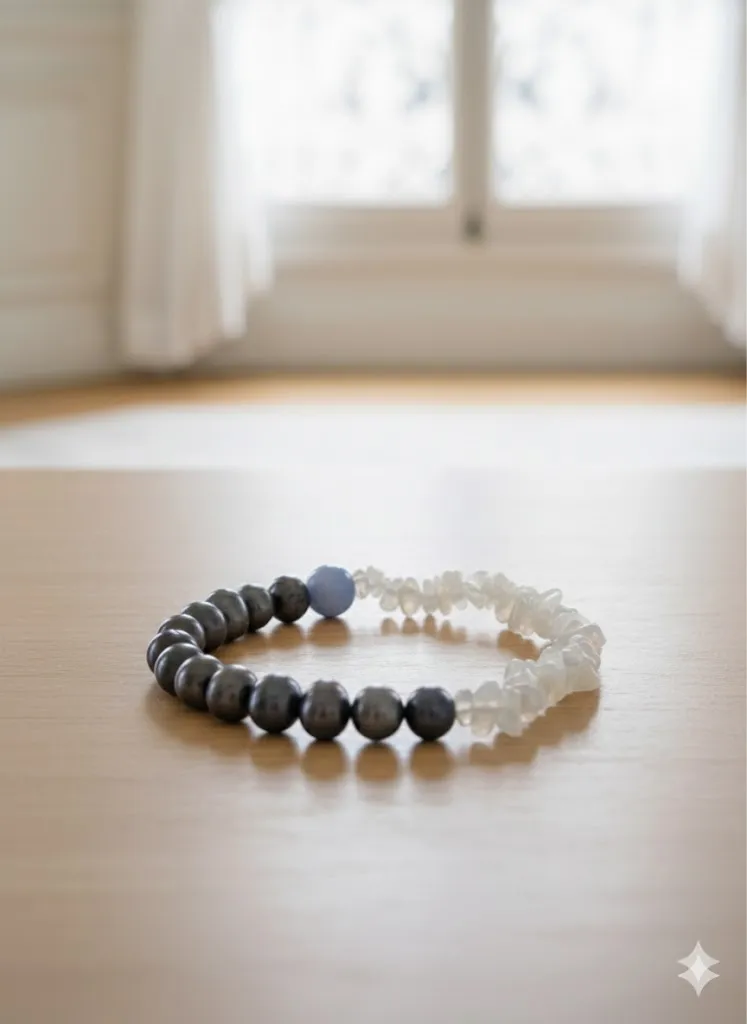 Exklusives Edelstein- & Perlenarmband Bild 2