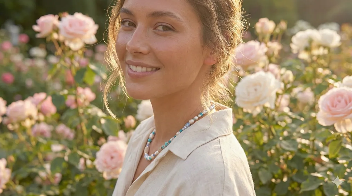 Eklektische Statement-Kette "Riviera Dreams" 