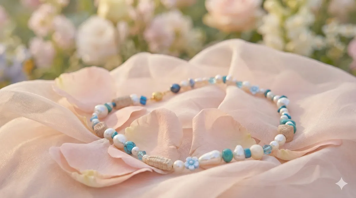 Eklektische Statement-Kette "Riviera Dreams"  Bild 3