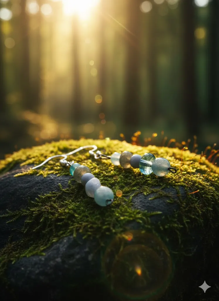  Edelstein-Ohrhänger „Ocean Breeze“ Bild 2