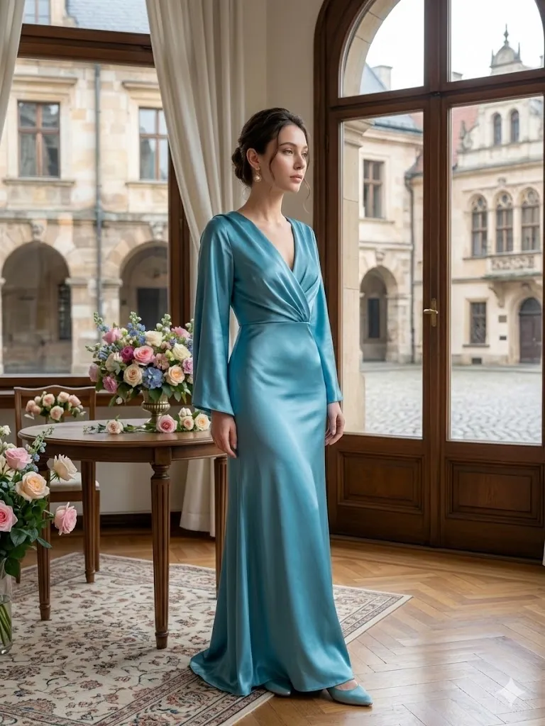 Elegante Tropfenohrringe mit Perlenbesatz und Kristallen Bild 2