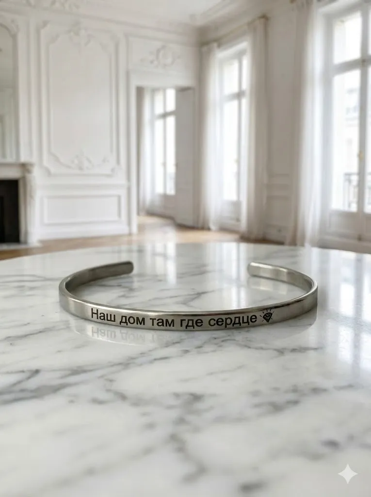 Gravur-Armreif "Herzensheimat" 