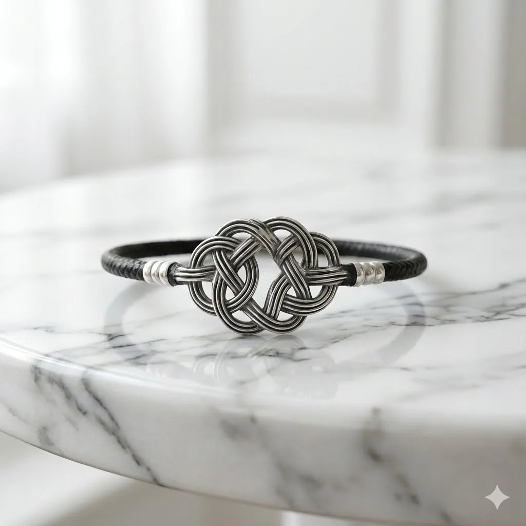 Silber-Knoten Armband "Infinity" Bild 2