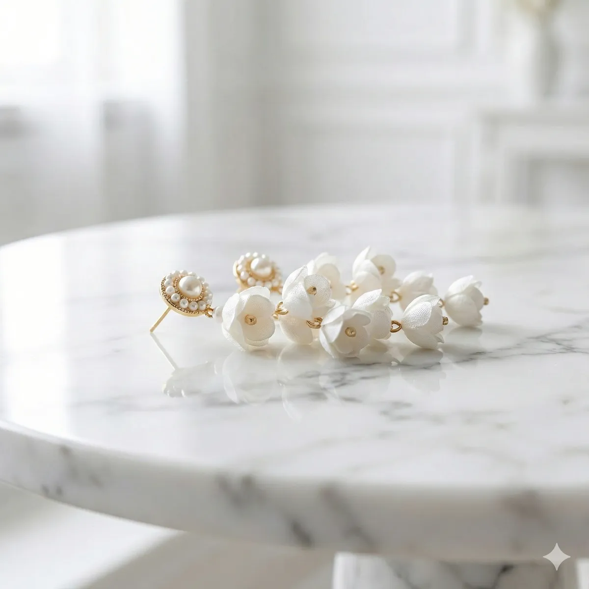 Florale Couture Ohrringe Bild 2