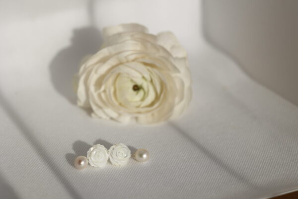 Rosa Ohrringe – Zarte Eleganz aus 925er Sterlingsilber - Image 6