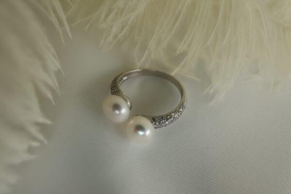 Ring Perle 925 Sterling Silber - Image 4