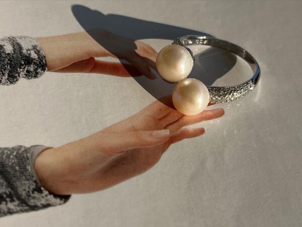 Ring Perle 925 Sterling Silber