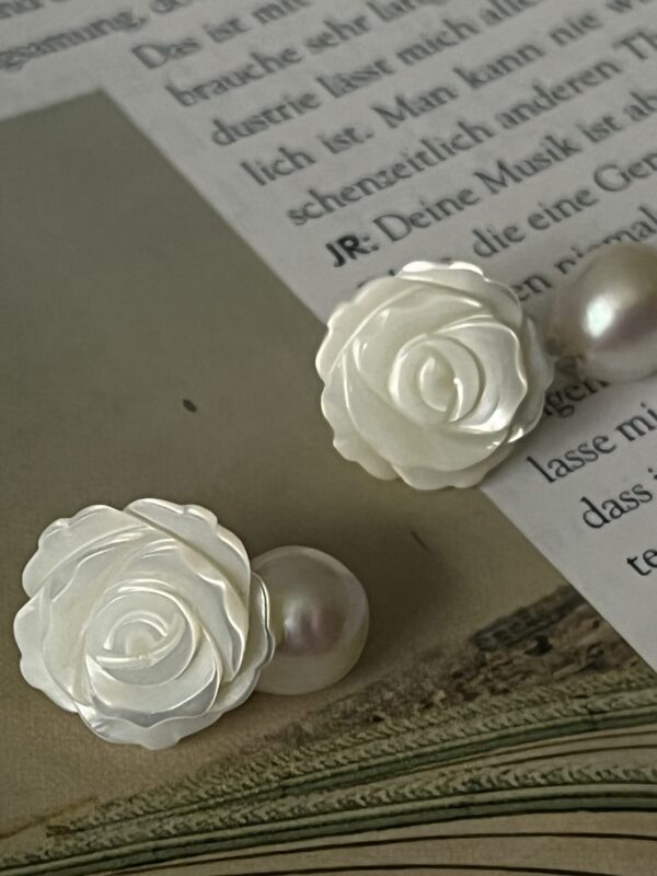 Rosa Ohhringe 925 Silber
