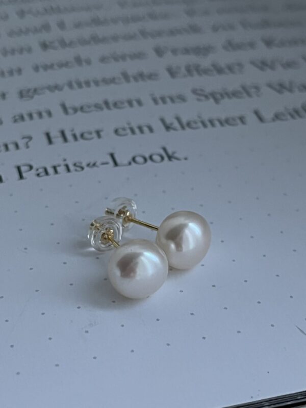 Sterling Silver Angel Perlenohrstecker
