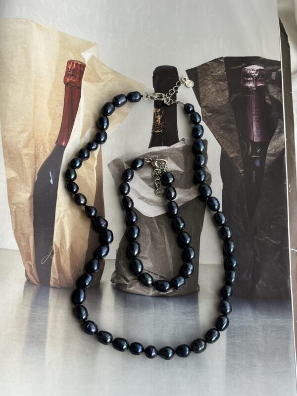 Set Collier Süsswasserperlen