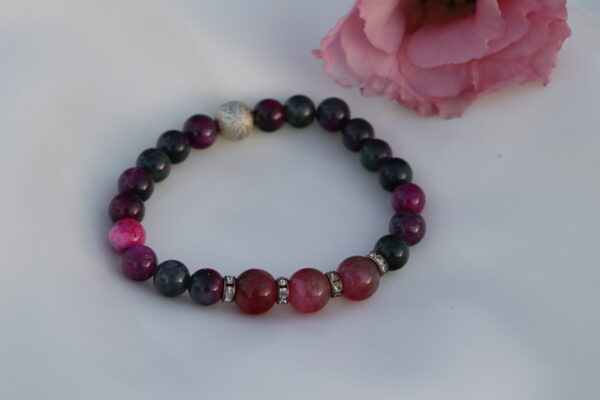 Rosa Queen Armband – Bild 2