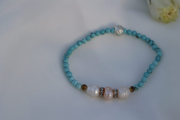 Türkis Perlen Armband - Image 3