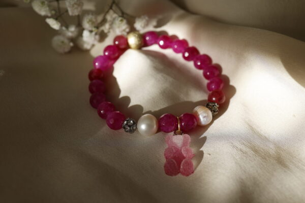 Armband pink Bear