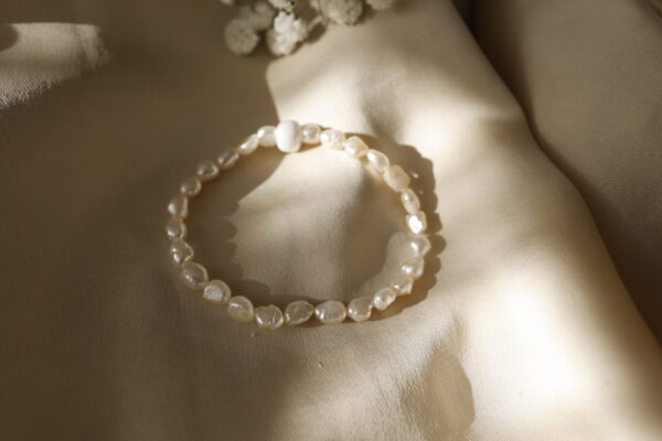 Armband Süsswasser Perlen Queen Love
