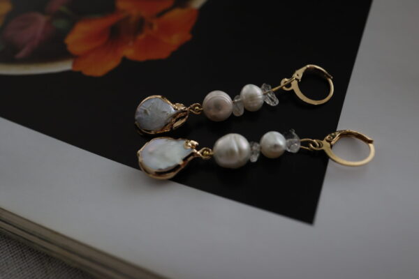 Ohrschmuck  Süsswasserperle - Image 2