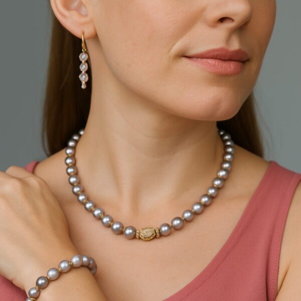 Elegante Perlenkollektion "Rosé Glamour" - Image 2