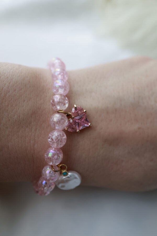 Armband „Herzenslicht“ – Sanfte Eleganz mit funkelnden Details ✨ - Image 2