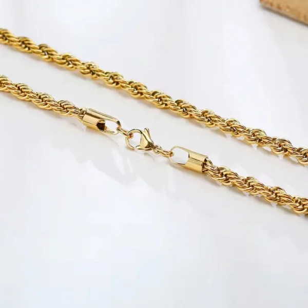 Elegante Halskette im geflochtenen Rope-Design - Image 2